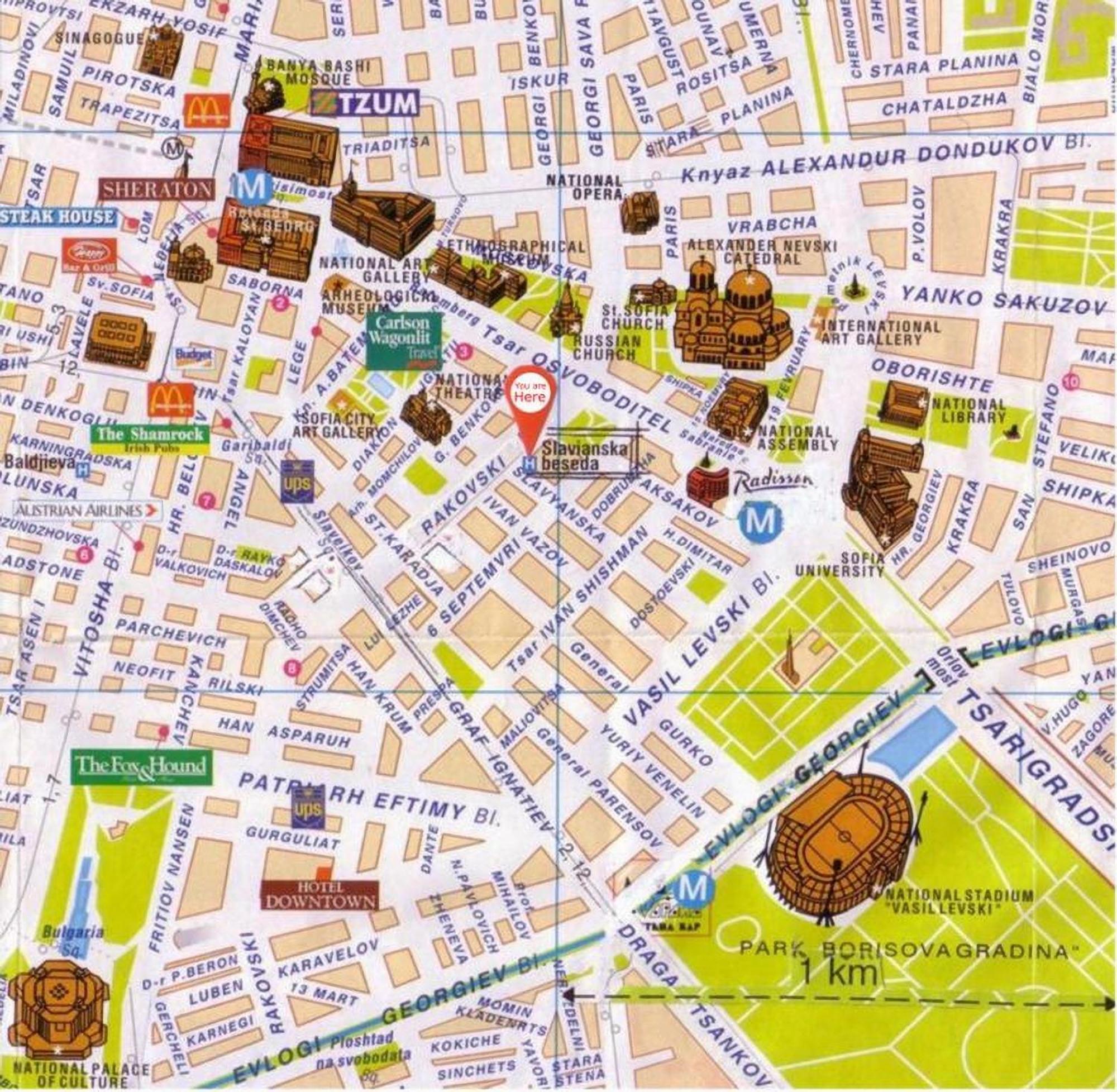 Top Center, 3Bdr, Heart Of The City, Free Secured Parking София Экстерьер фото